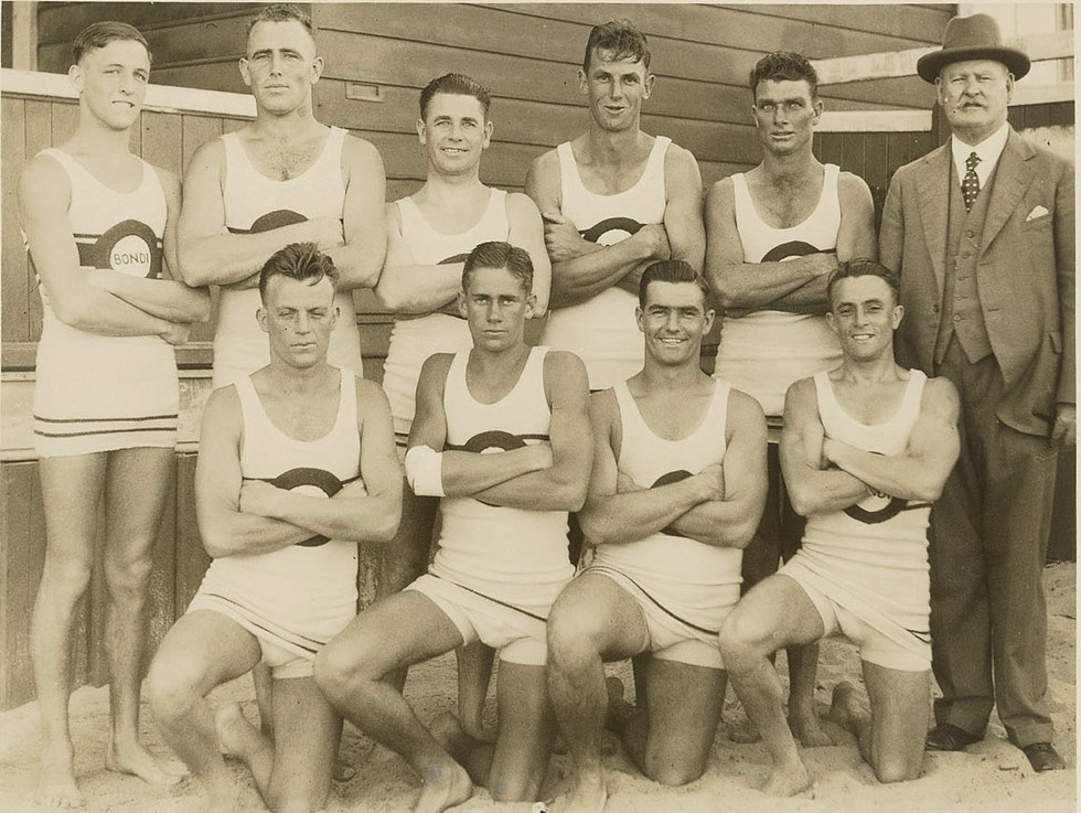 Bondi Surf lifesavers ca 1930