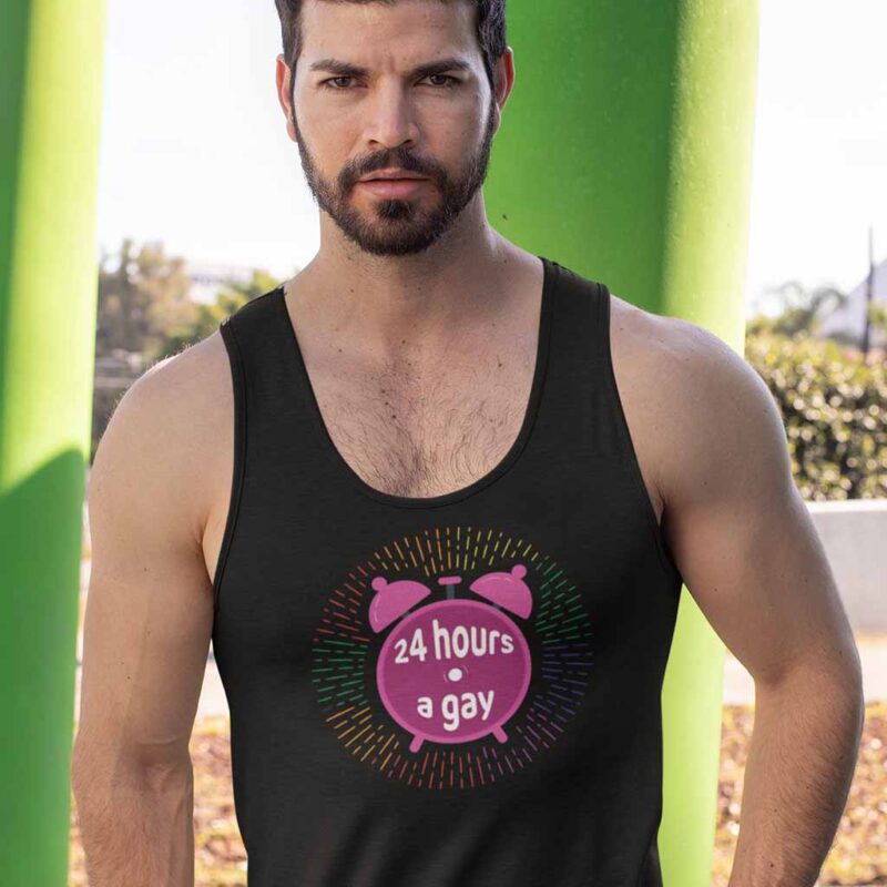 24 Hours a Gay tank top