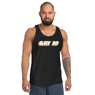 Gay AF tank top 2